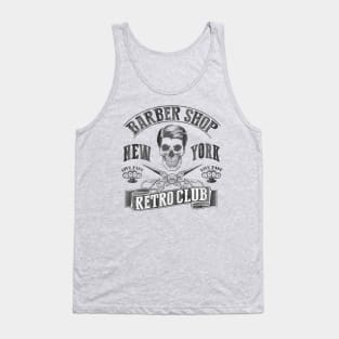 Barber shop retro club Tank Top